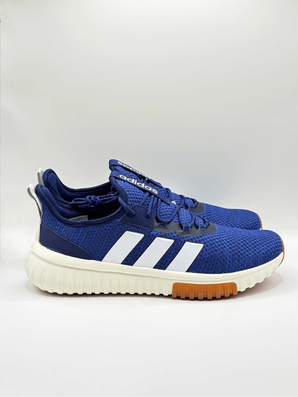 adidas Kaptir 4.0 Royal Blue Sneakers with White Stripes